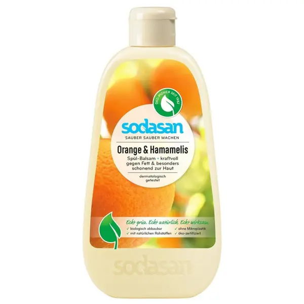 Detergent lichid de vase balsam cu portocala - 500 ml