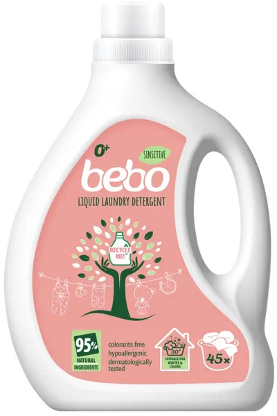 Detergent lichid ecologic Bebo - Sensitive, 1,8 l