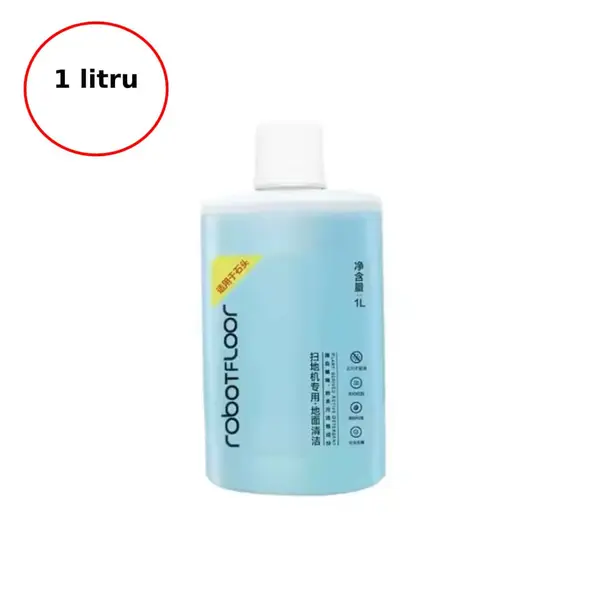 Detergent lichid PAA-home® dedicat aspiratoarelor robot cu functie de spalare (mop), compatibil cu Roborock, 1L