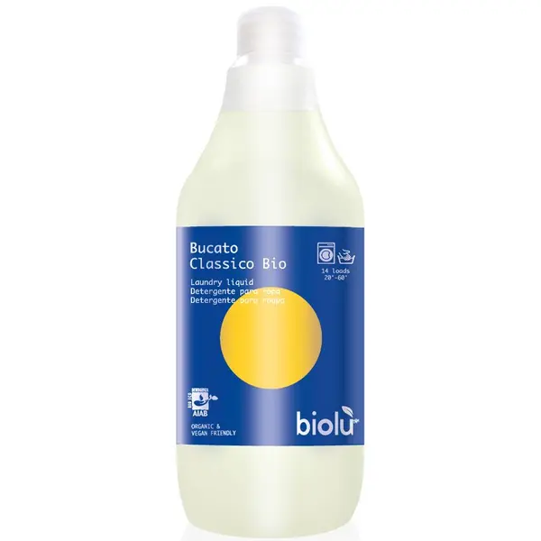 Detergent lichid pentru rufe albe si colorate ecologic 1l Biolu
