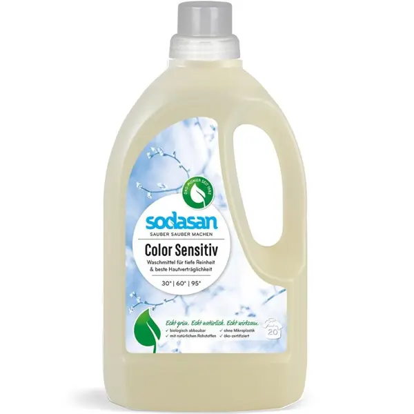 Detergent lichid pentru rufe colorate Sensitiv - 1.50 L