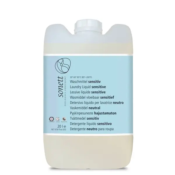Detergent lichid pentru rufe sensitive ecologic 20l Sonett