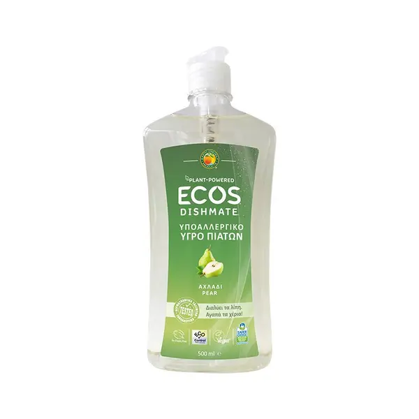 Detergent lichid pentru vase cu pere 500ml Ecos