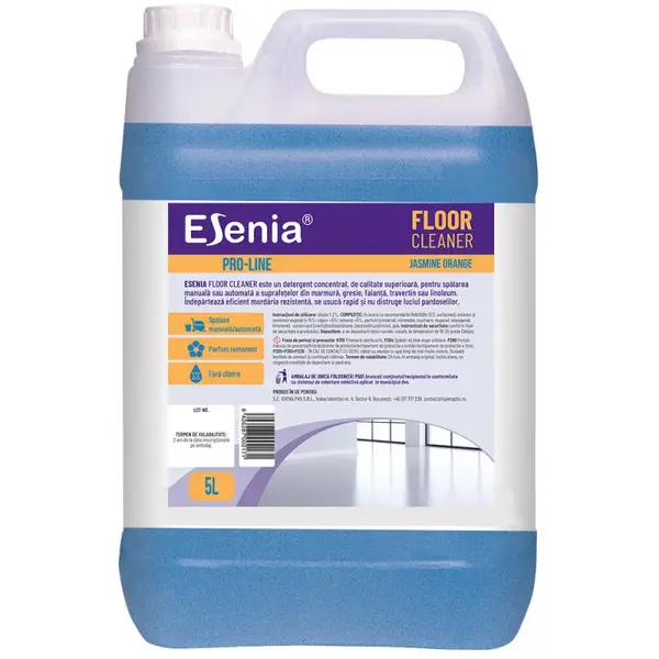 Detergent pardoseala Esenia Pro Line Floor Cleaner - Jasmine&Orange 5L Detergent pardoseala Esenia Pro Line Floor Cleaner - Jasmine&Orange 5L