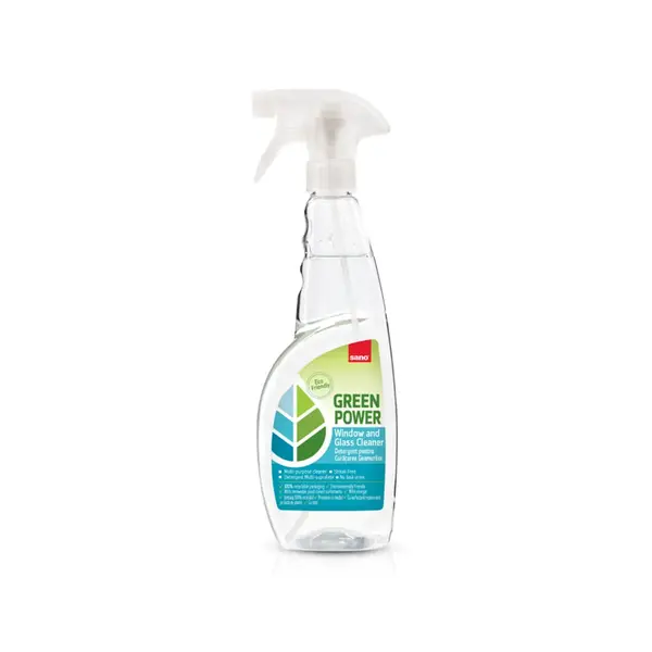 Detergent pentru geamuri 750 ml cu pulverizator, eco-friendly, Sano Green Power Detergent pentru geamuri 750 ml cu pulverizator, eco-friendly, Sano Green Power