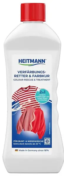 Detergent pentru îndepărtarea petelor 2 în 1 Heitmann - 250 ml