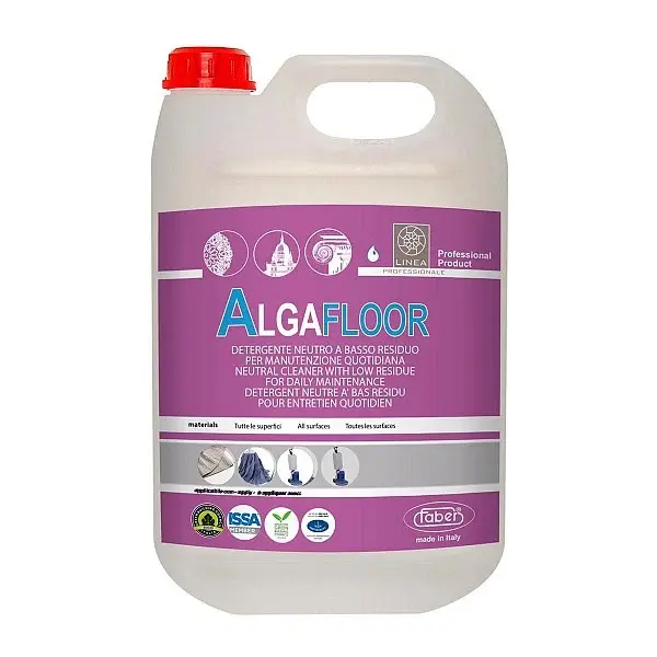 Detergent pH neutru pentru curatarea zilnica a marmurei, granitului, travertinului si gresiei - Faber Algafloor 1L