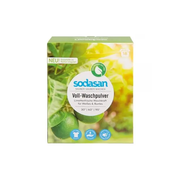 Detergent praf pentru rufe cu lime ecologic 1.01kg Sodasan