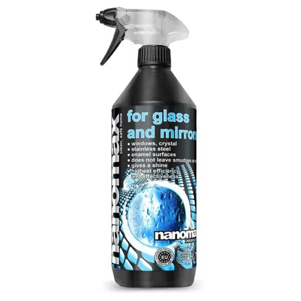 Detergent profesional pentru geamuri si inox, Nanomax - 500 ml
