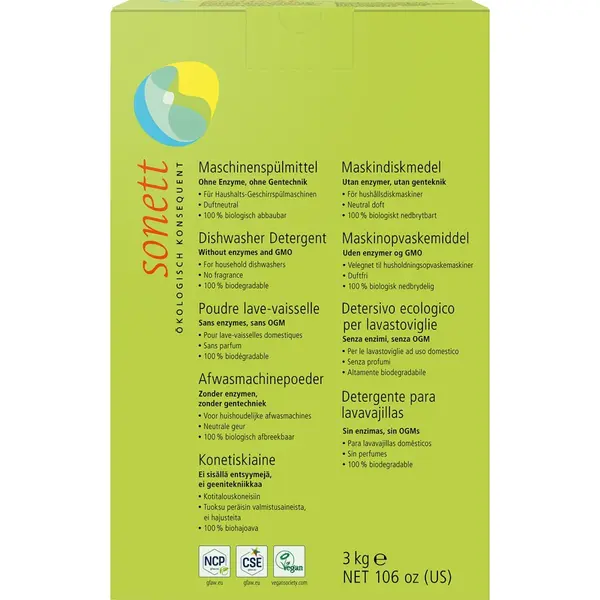 Detergent pudra pentru masina de spalat vase - 3 kg