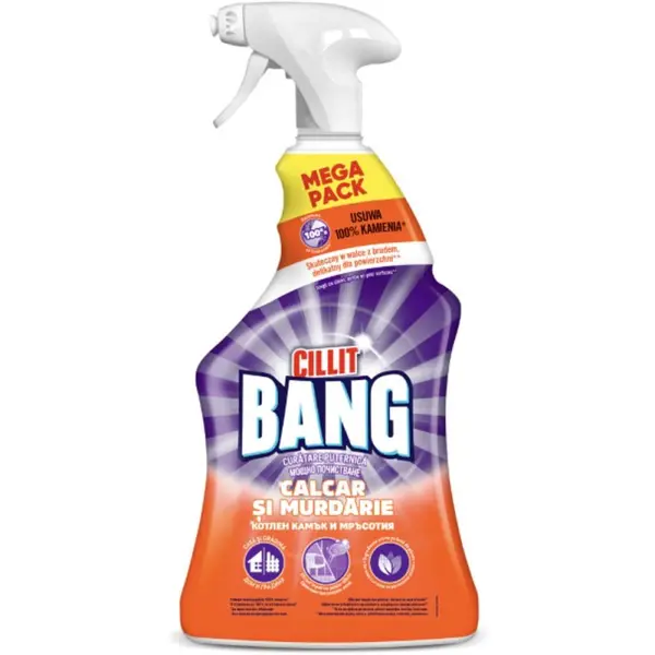 Detergent Suprafete Anticalcar, Portocaliu, Limescale, 900 ml