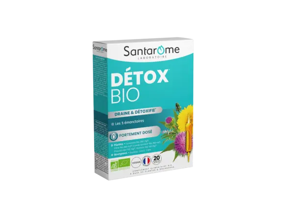Detox Bio, 20 fiole, Santarome