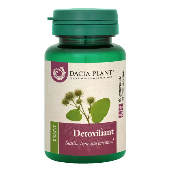 Detoxifiant, 60 comprimate, Dacia Plant