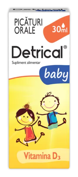 Detrical baby picaturi orale, 30 ml, Zdrovit