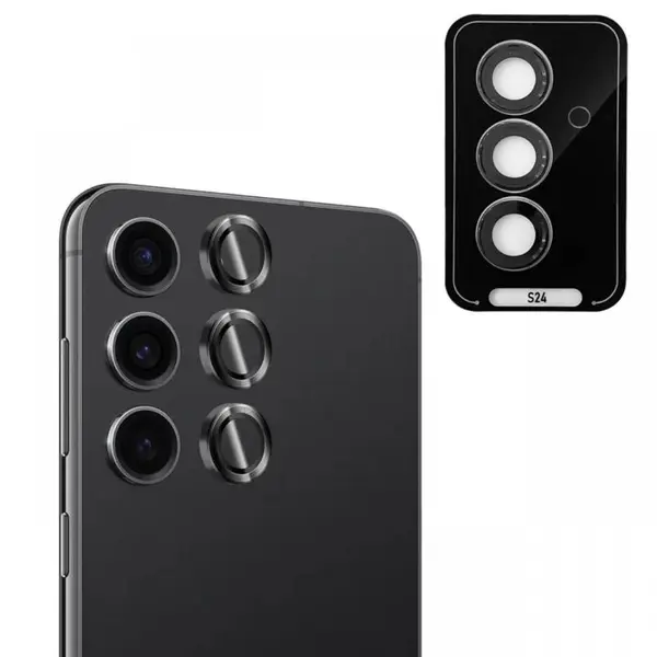 Devia Folie Sticla Camera Peak Series Samsung Galaxy S24,Negru