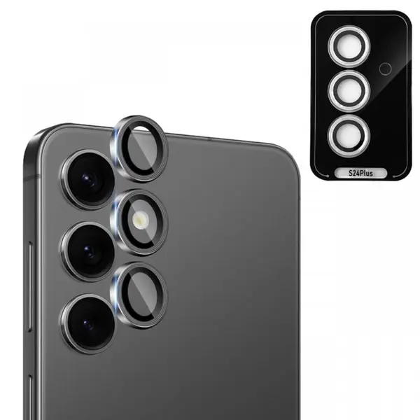 Devia Folie Sticla Camera Peak Series Samsung Galaxy S24 Plus, Argintiu