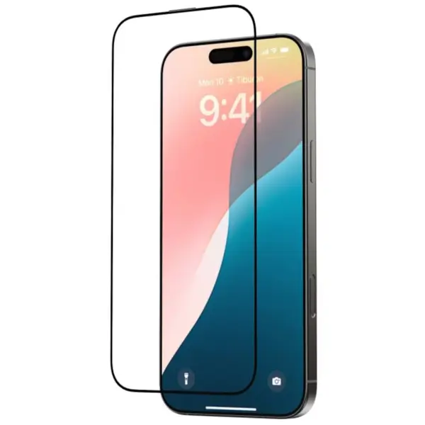Devia Folie Sticla Star Series Full Screen Entire View iPhone 16 Plus Negru