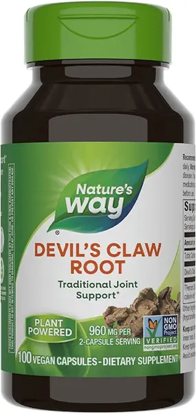 Devil's Claw Secondary Root, 480 mg, 100 capsule, Nature's Way
