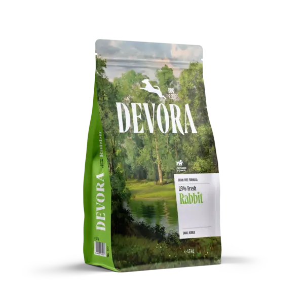 DEVORA PUPPY GF MEDIUM-LARGE IEPURE 1.5KG