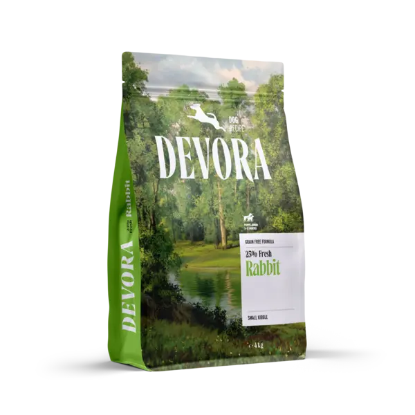 DEVORA PUPPY GF MEDIUM-LARGE IEPURE 4KG