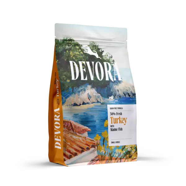 DEVORA STARTER & PUPPY GF MINI CURCAN CU HERING 4KG