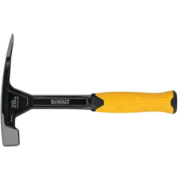 Dewalt Ciocan zidarie DeWALT DWHT51389-0, 567 g, lama dalta extra-lata pentru taiere curata a caramizilor, constructie dintr-o singura bucata de otel pentru durabilitate, maner ergonomic pentru confort