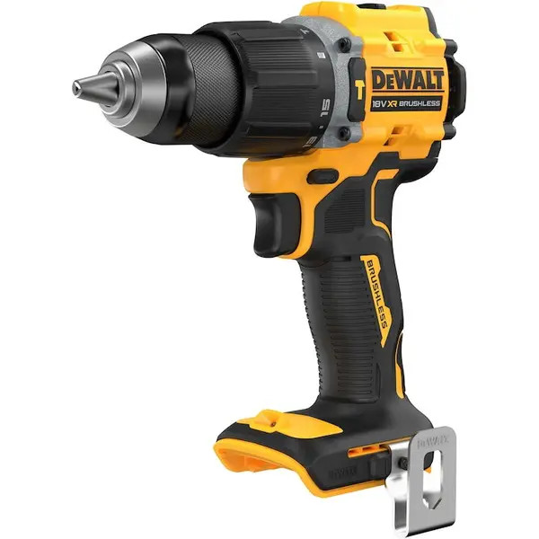 Dewalt Masina de gaurit si insurubat cu percutie (bormasina), DeWALT DCD799N, motor fara perii, 18V XR, cuplu 74 Nm, 2 viteze, iluminare LED, 1650 RPM, corp slim 16.4 cm, fara incarcator si acumulatori