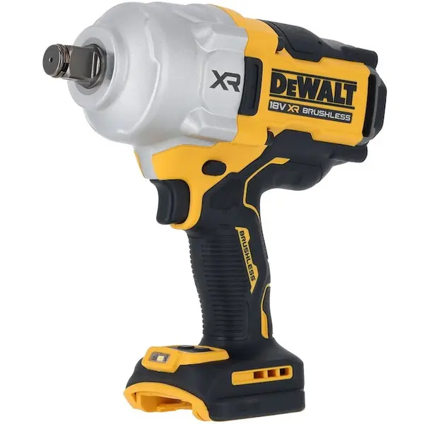 Dewalt Masina de insurubat cu impact pe acumulator DeWALT DCF964N, 18V XR, 3/4 inch, motor fara perii, iluminare LED, cuplu insurubare 1925 Nm si eliberare 2576 Nm, 1200 RPM, 2015 percutii/min, ultra puternica, nu include incarcator/acumulator