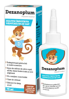 Dezanoplum Solutie impotriva paduchilor 75 ml