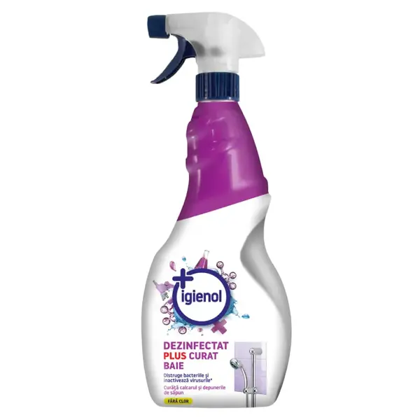 Dezinfectant Baie cu pulverizator Igienol antibacterian 750 ml Dezinfectant Baie cu pulverizator 750 ml Igienol antibacterian