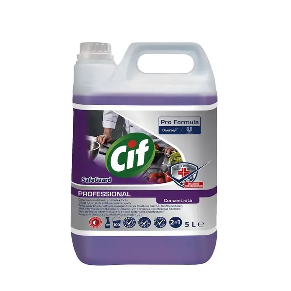 Dezinfectant pentru bucatarie Cif Pro Formula 2in1 5 l Dezinfectant pentru bucatarie Cif Pro Formula 2in1 5 l