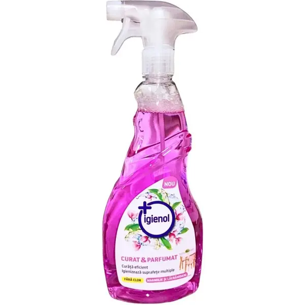 Dezinfectant Universal Igienol Curat si Parfumat, Magnolie si Lacramioare, 750 ml