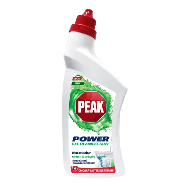 Dezinfectant WC 750 ml Peak Power gel Pin Dezinfectant WC 750 ml Peak Power gel Pin
