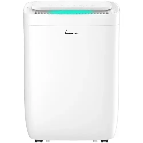 Dezumidificator Fram FDU-M12, Capacitate dezumidificare: 12L/24H, Capacitate rezervor: 1.6L, Control Wi-Fi, Super Ionizare, filtru HEPA 13, Timer 24H, Autorestart (Alb)