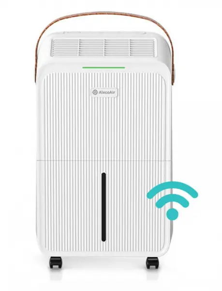 Dezumidificator si purificator AlecoAir D12 Retro New, WiFi, 12 l /24 h, Ionizare, UV-C, Indicator umiditate, Uscare Rufe