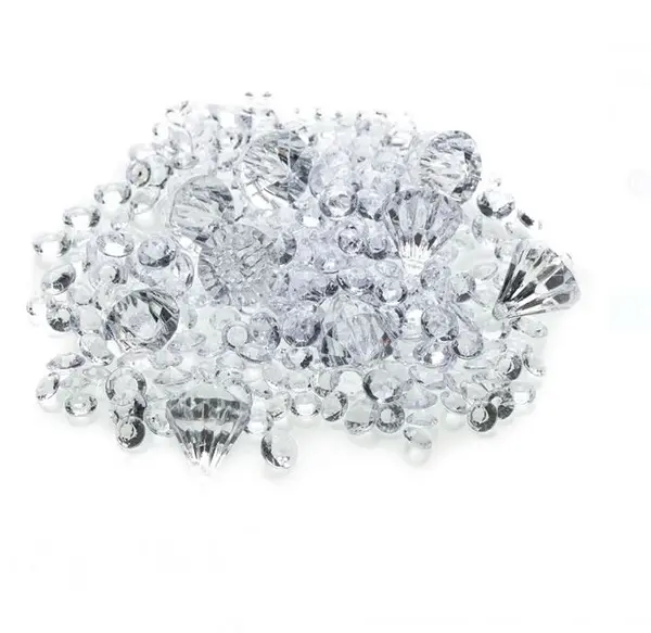 Diamante din plastic pentru activitati crafts,90 gr