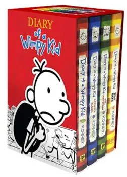 Diary of a Wimpy Kid Boxed Set: Diary of a Wimpy Kid/Rodrick Rules/The Last Straw/Dog Days, Hardcover/Jeff Kinney