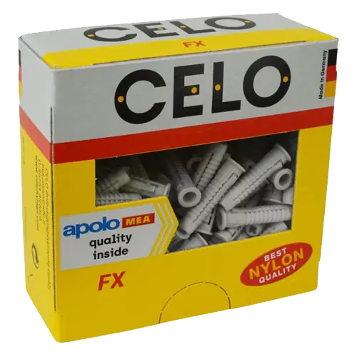 Diblu universal nylon M6x30 cu expansiune pe 4 laturi, pachet 100 buc., CELO 96FX