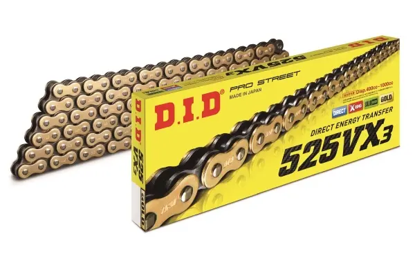 DID - Lant 525VX3 cu 104 zale - [Gold] X-Ring