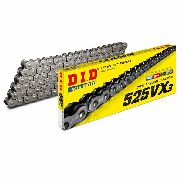 DID - Lant 525VX3 cu 122 zale - [Gold] X-Ring