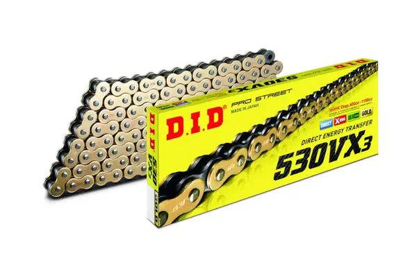 DID - Lant 530VX3 cu 112 zale -[Gold] X-Ring