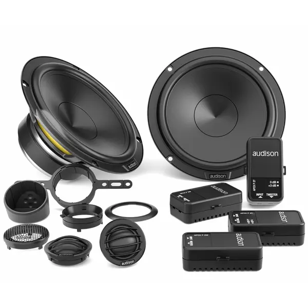 Difuzoare Auto Audison Prima APK 165P set sistem 2 căi, 165mm, 115W RMS, 4Ω, set 4 difuzoare + accesorii