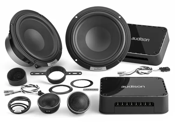 Difuzoare Auto Audison Voce AVK 6 P II, set, sistem 2 cai, 165mm, 150W RMS, 4Ω, set 4 difuzoare + accesorii