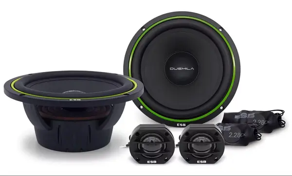 Difuzoare auto ESB 2000 2.6K2XP, set sistem 2 cai, 165mm, 120W RMS, 4Ω, 4 difuzoare