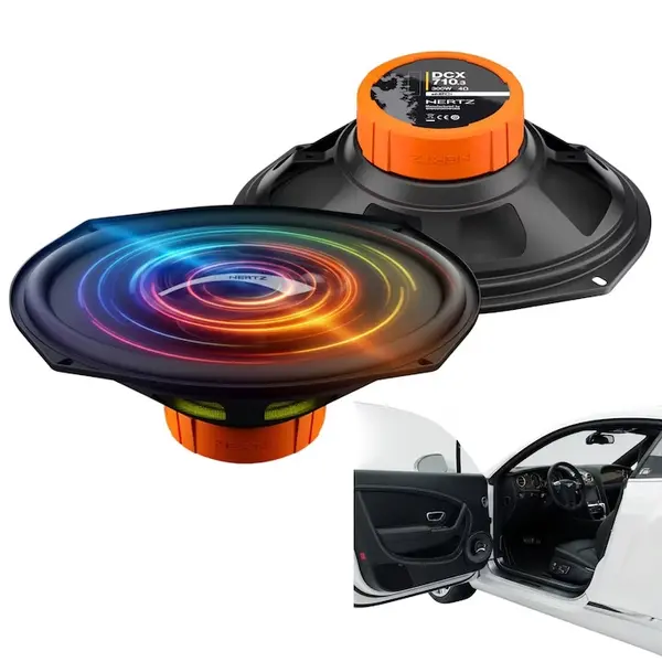 Difuzoare auto Hertz Dieci DCX 710.3, set coaxial 3 căi, 7x10 inch, 150W RMS, 4Ω, 2 difuzoare