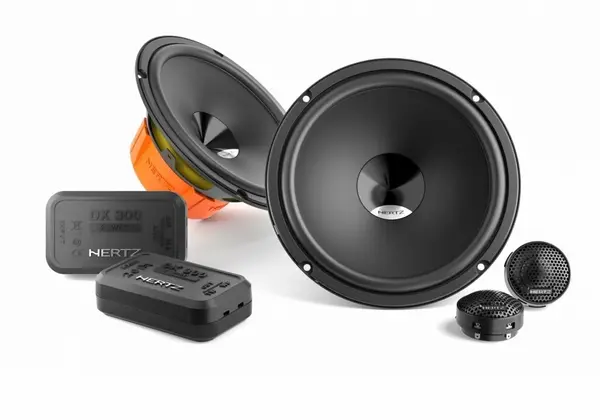 Difuzoare auto Hertz Dieci DSK 165.3, set sistem 2 cai, 165mm, 80W RMS, 4Ω, 4 difuzoare + accesorii