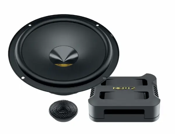 Difuzoare auto Hertz Dieci Pro DPK 165.3, set sistem 2 cai, 165mm, 80W RMS, 4Ω, 4 difuzoare + accesorii