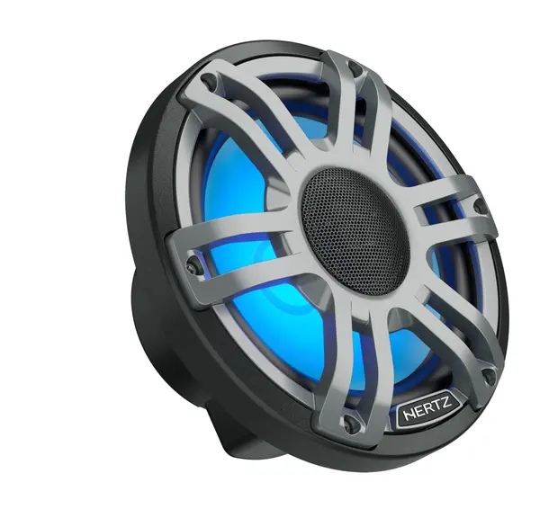 Difuzoare Marine Hertz HEX 7.7 S-LD-G, Negru, set coaxial 2 căi, 196mm, 200W RMS