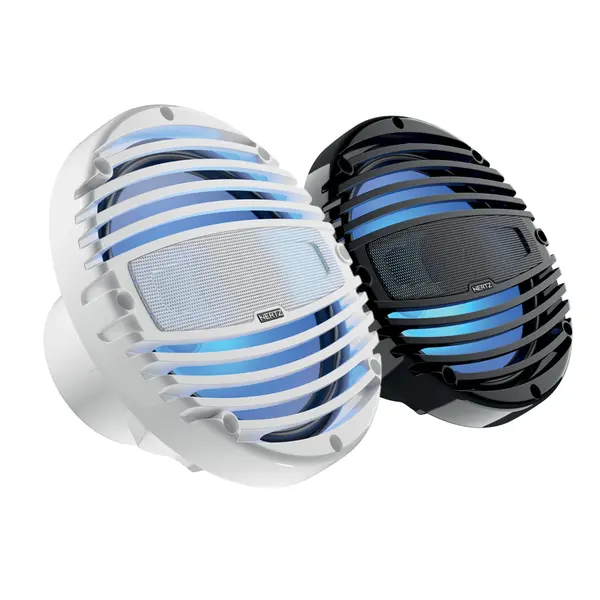 Difuzoare Marine Hertz HMX 8 LD TW / TC, Alb / Negru, set coaxial 2 căi 200MM, 100W RMS