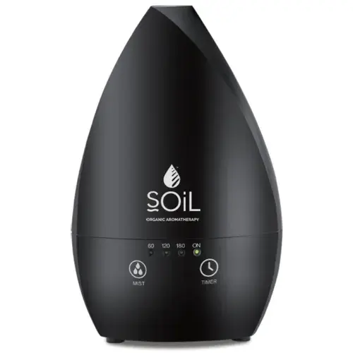 Difuzor Aromaterapie Ultrasonic Negru 2 în 1 | SOiL